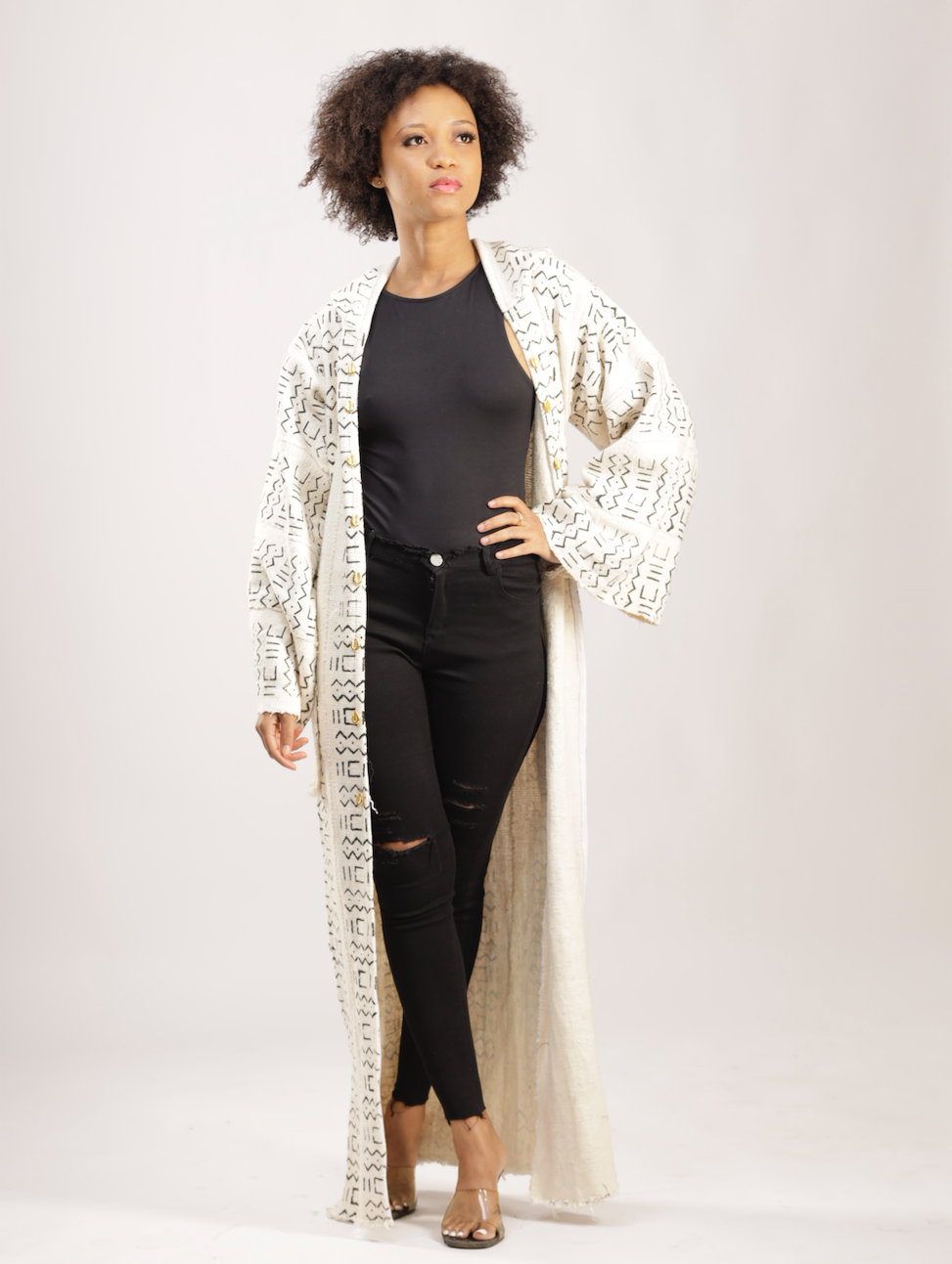 White Earth Cloth Gown